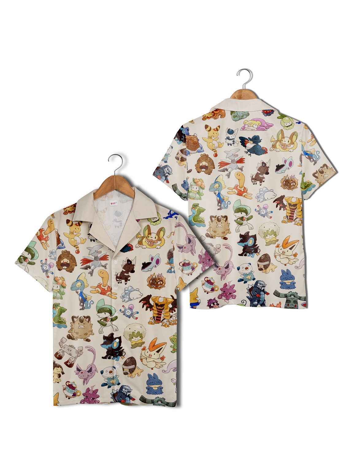 Classic Pokemon Pattern Hawaiian Shirt For Men and Women Classic Pokemon Pattern Hawaiian Shirt For Men and Women