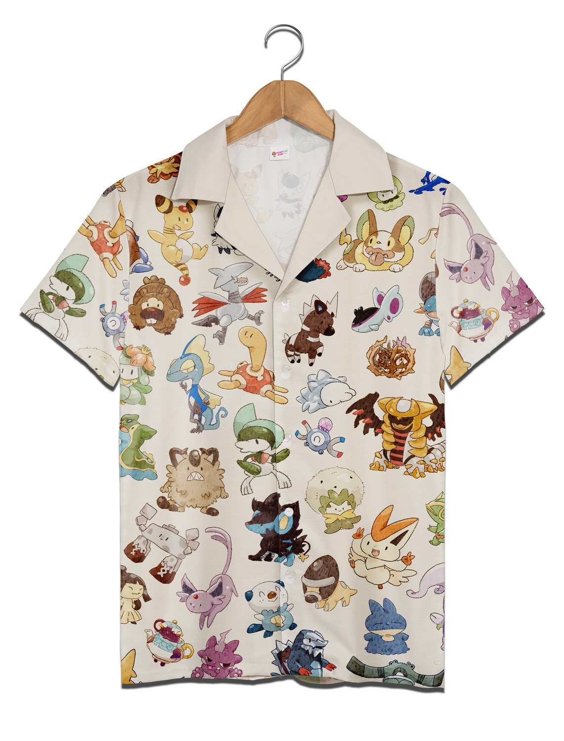 Classic Pokemon Pattern Hawaiian Shirt For Men and Women