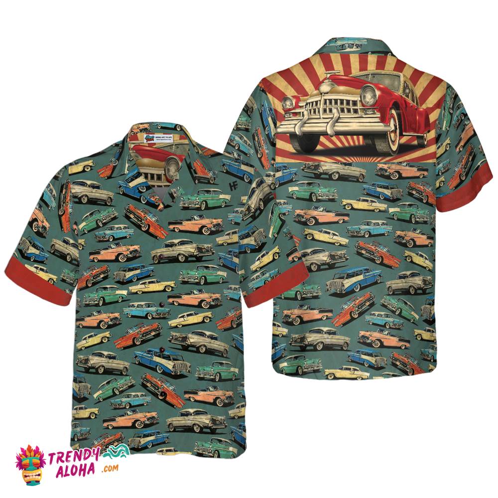 Classic Vintage Car Hawaiian Shirt Classic Vintage Car Hawaiian Shirt