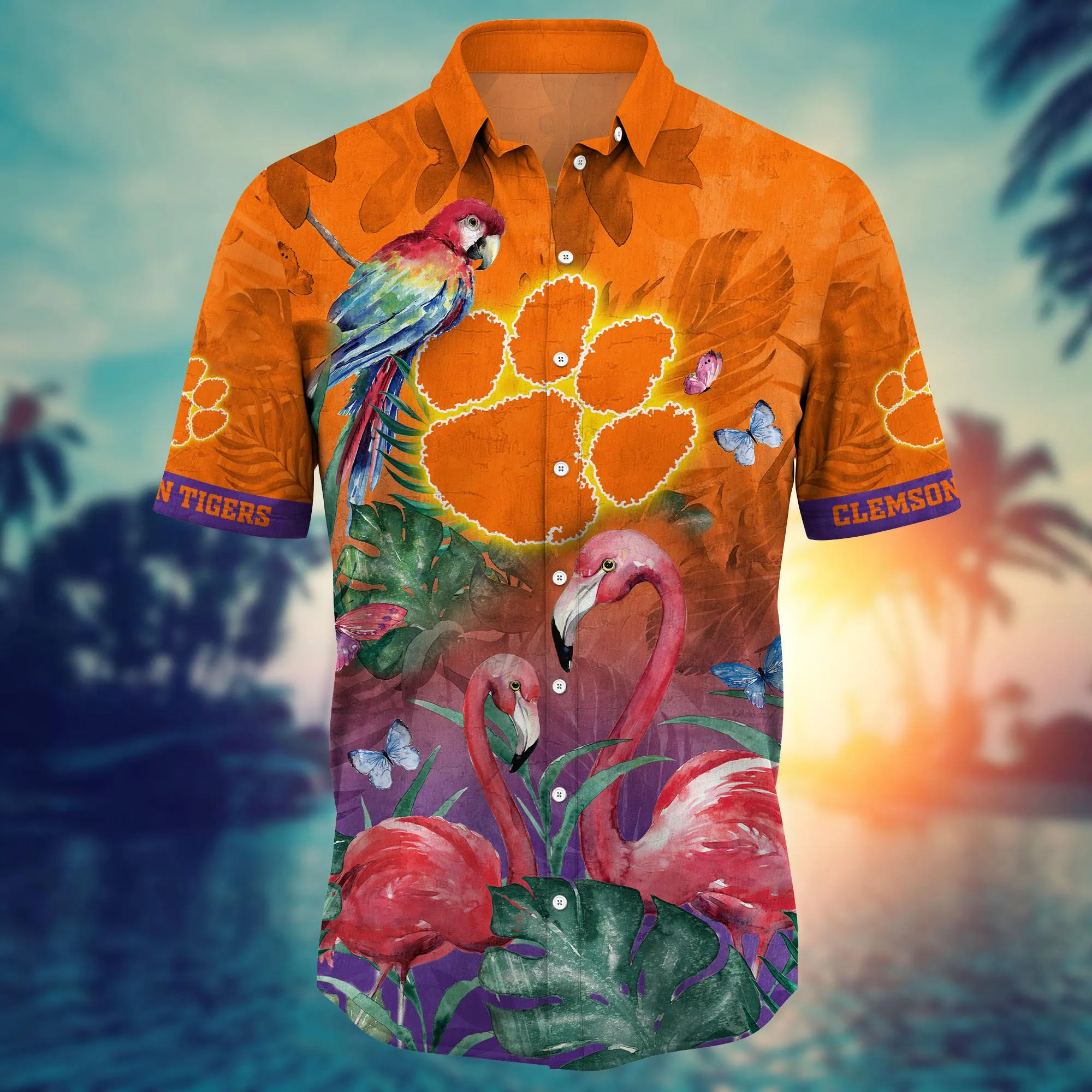 Clemson Tigers NCAA Hawaiian Shirt Air Conditioning Aloha Shirt