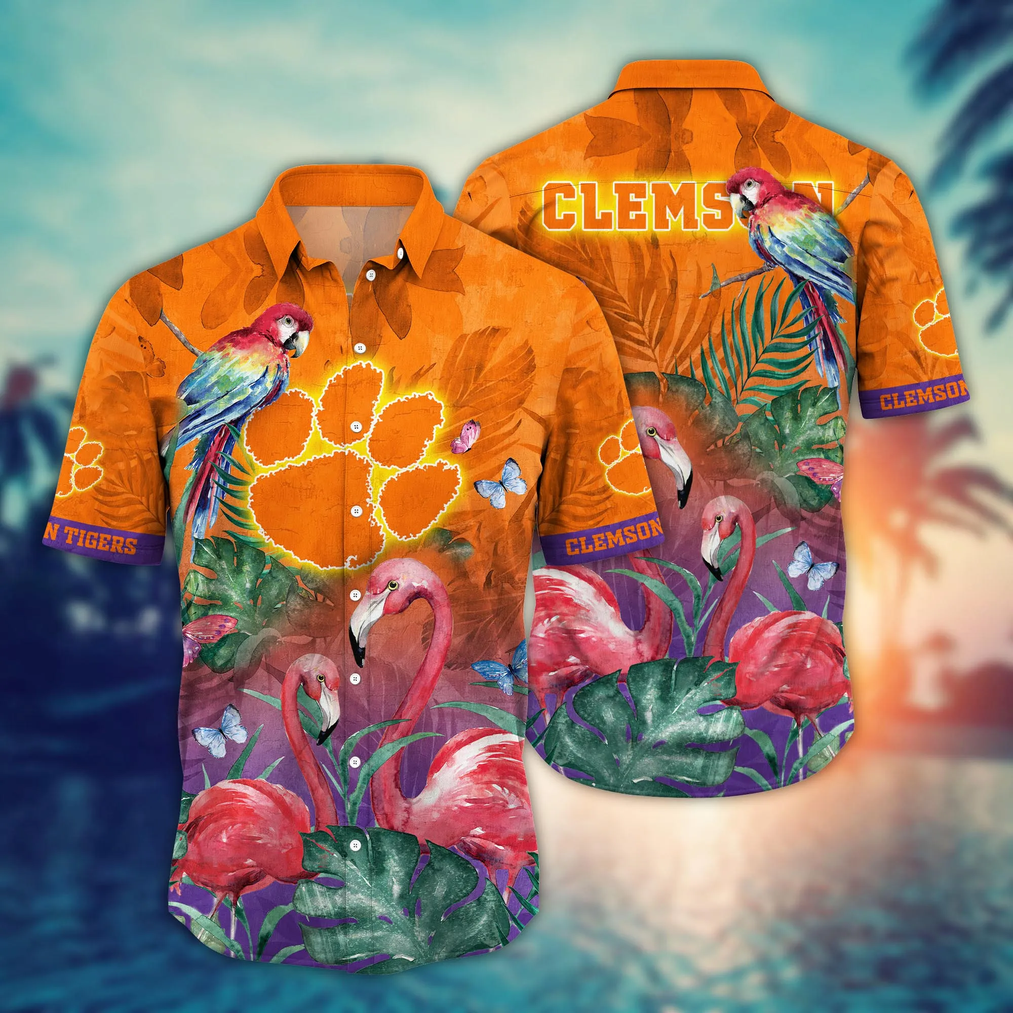 Clemson Tigers NCAA Hawaiian Shirt Air Conditioning Aloha Shirt