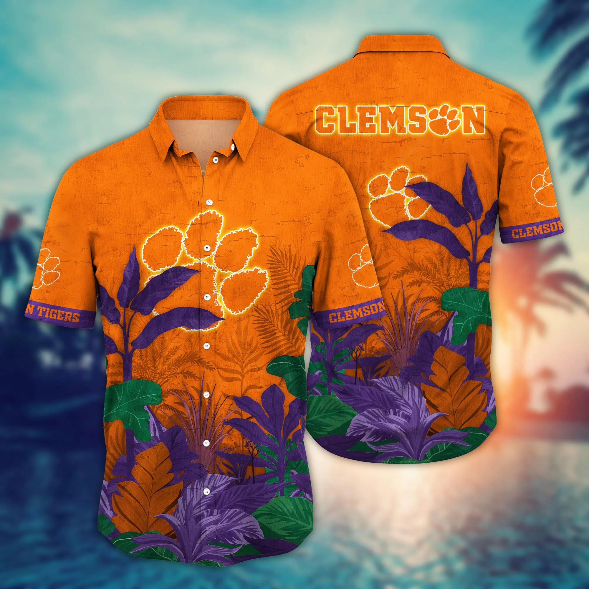 Clemson Tigers NCAA Hawaiian Shirt August Aloha Shirt