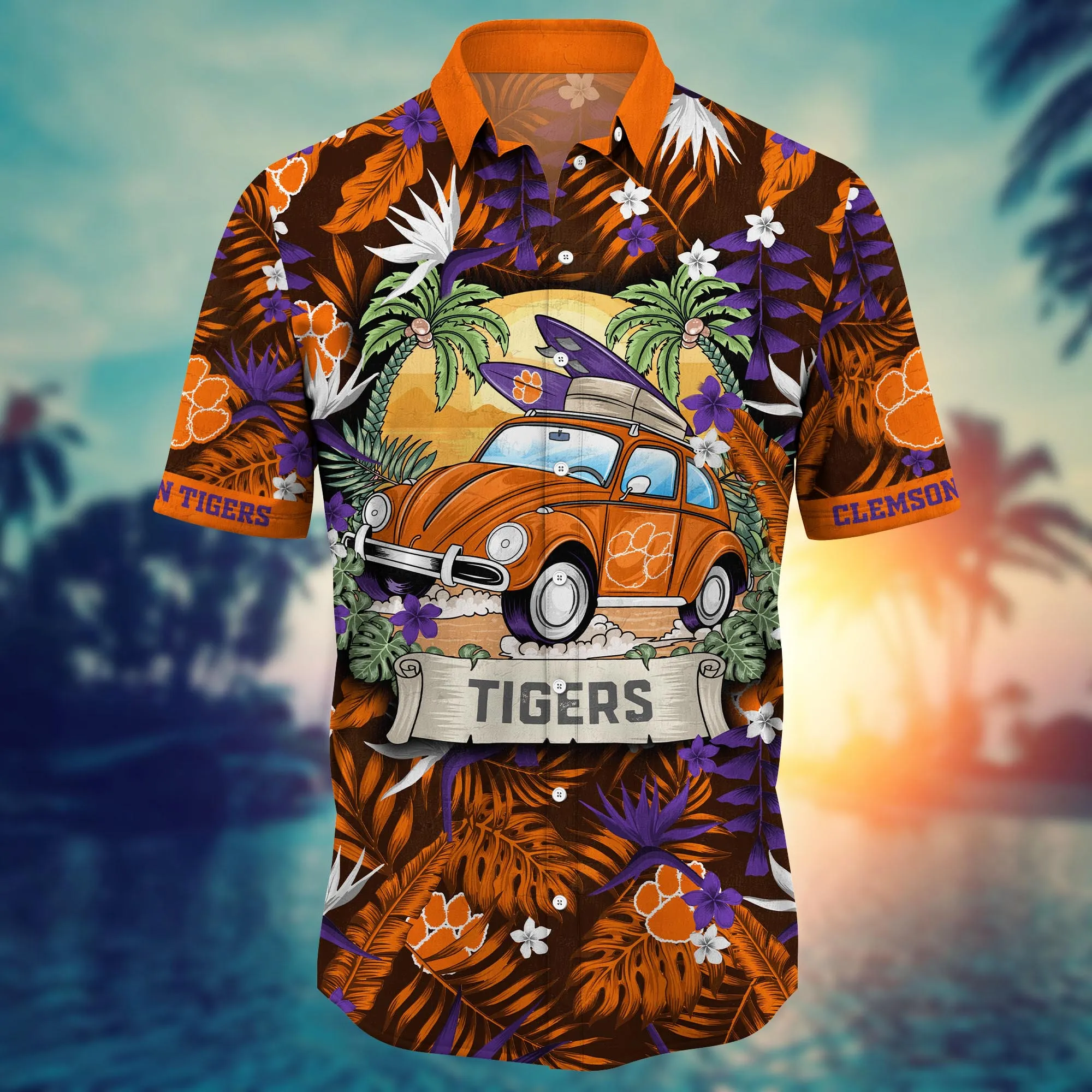 Clemson Tigers NCAA Hawaiian Shirt Brightnesstime Aloha Shirt
