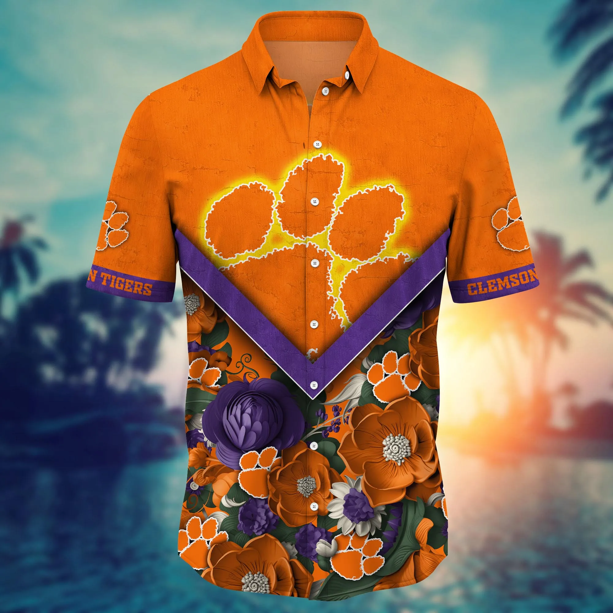 Clemson Tigers NCAA Hawaiian Shirt Custom Balmy Aloha Shirt