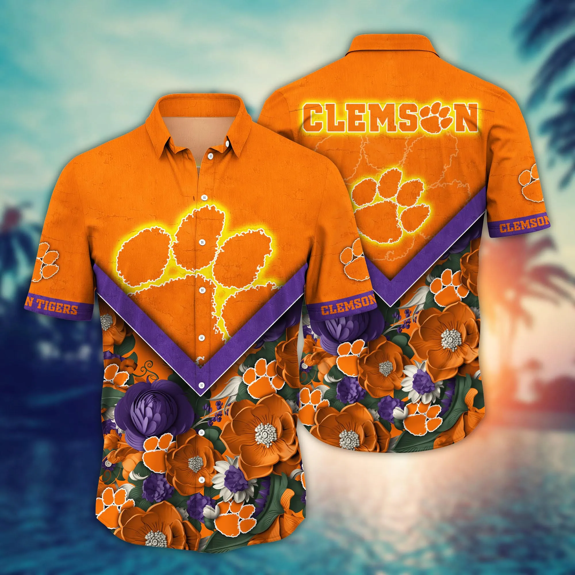Clemson Tigers NCAA Hawaiian Shirt Custom Balmy Aloha Shirt