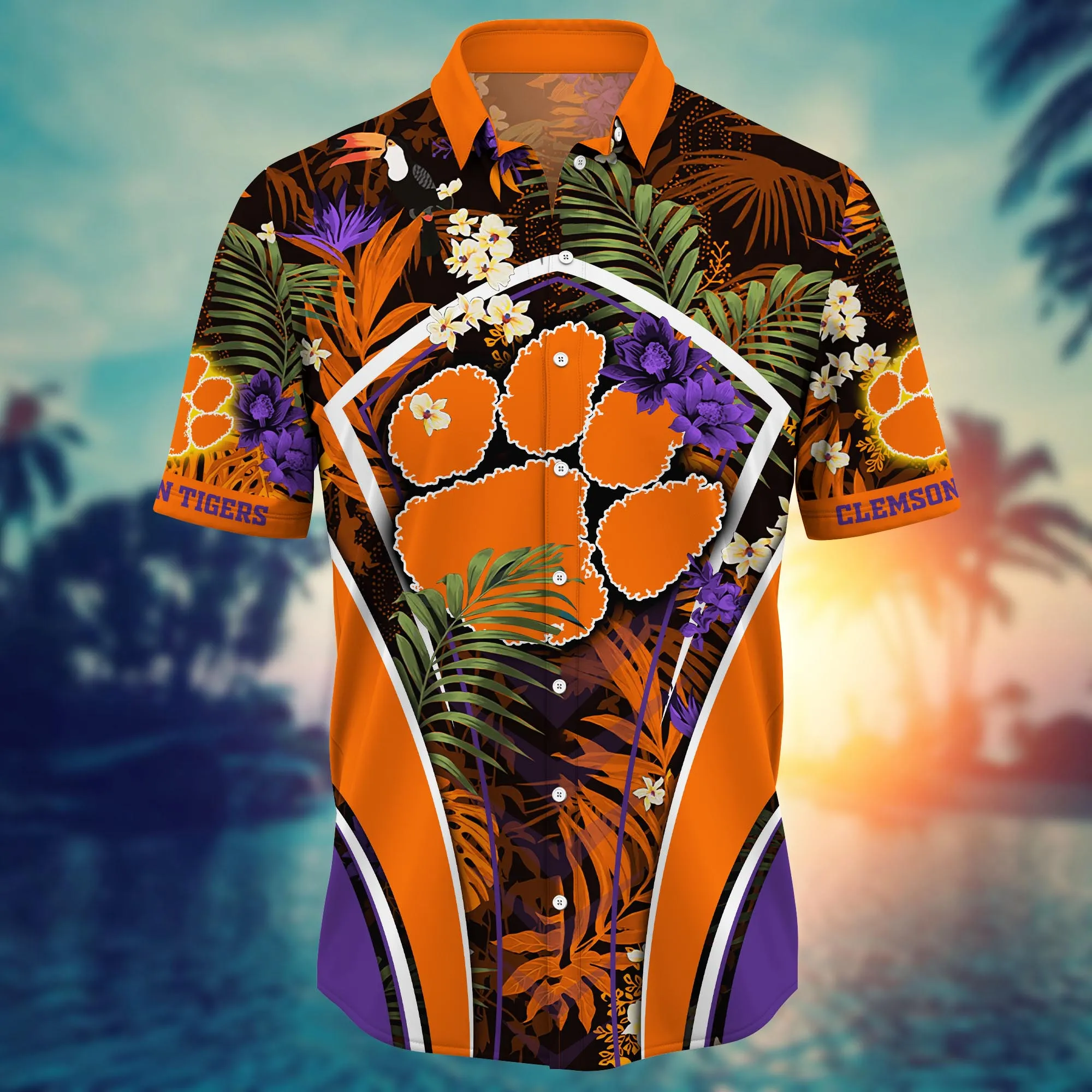 Clemson Tigers NCAA Hawaiian Shirt Ice Cream Season Aloha Shirt