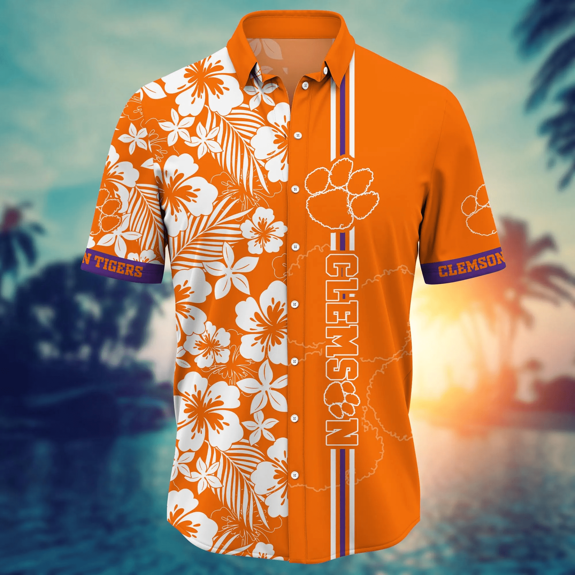 Clemson Tigers NCAA Hawaiian Shirt Mosquito Bitestime Aloha Shirt