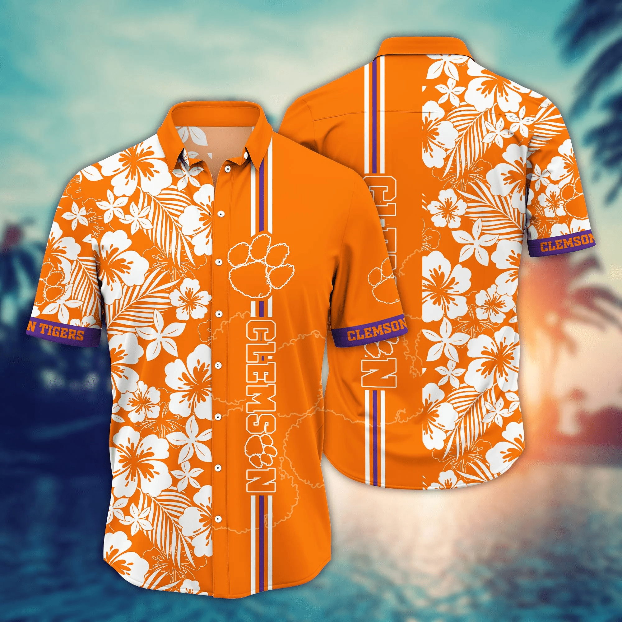 Clemson Tigers NCAA Hawaiian Shirt Mosquito Bitestime Aloha Shirt