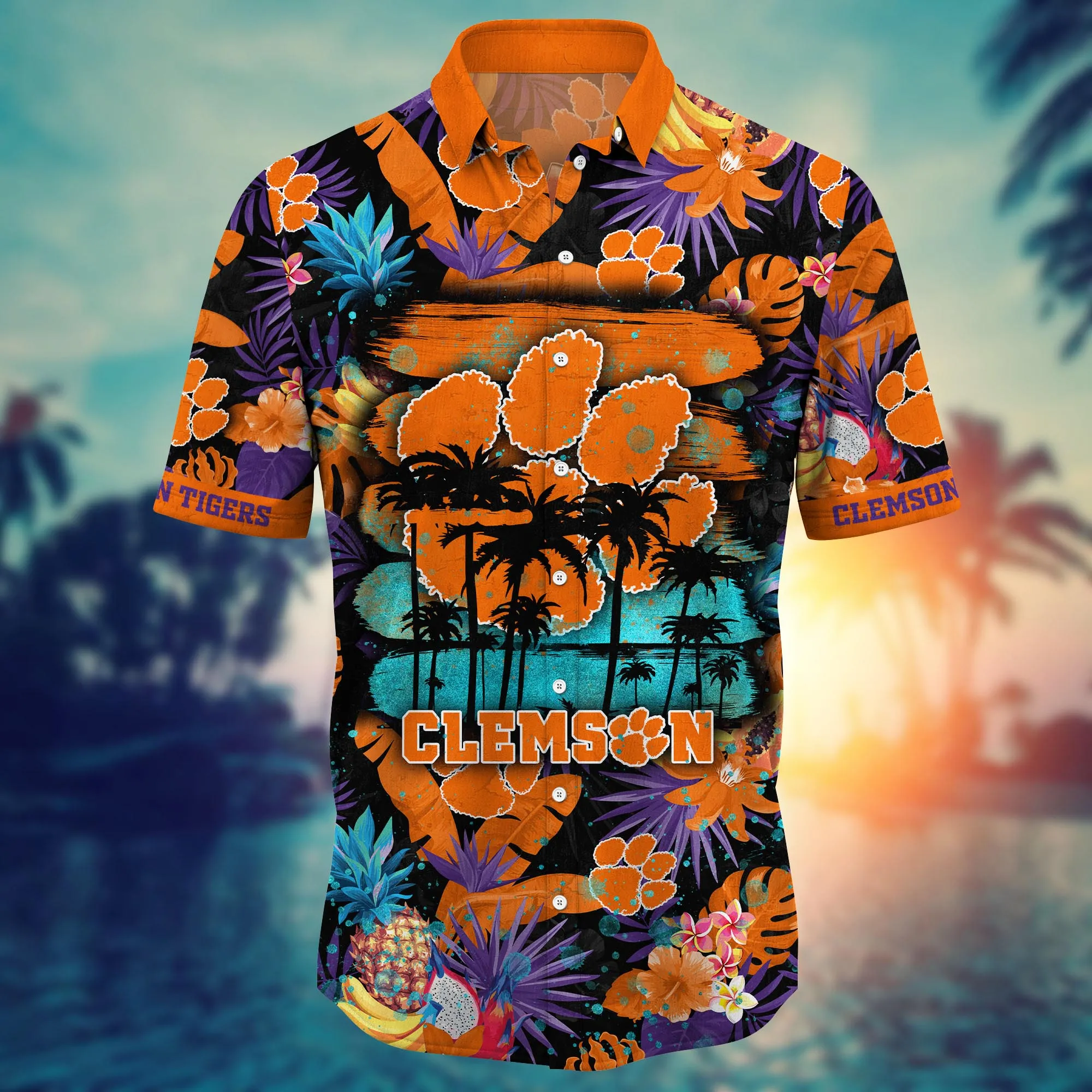 Clemson Tigers NCAA Hawaiian Shirt Music Festivals Aloha Shirt