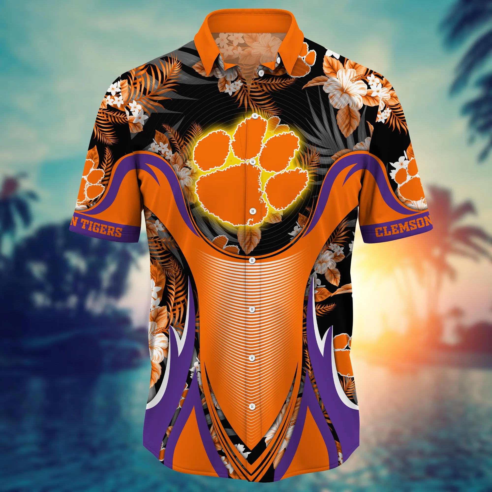 Clemson Tigers NCAA Hawaiian Shirt Swimsuits Aloha Shirt