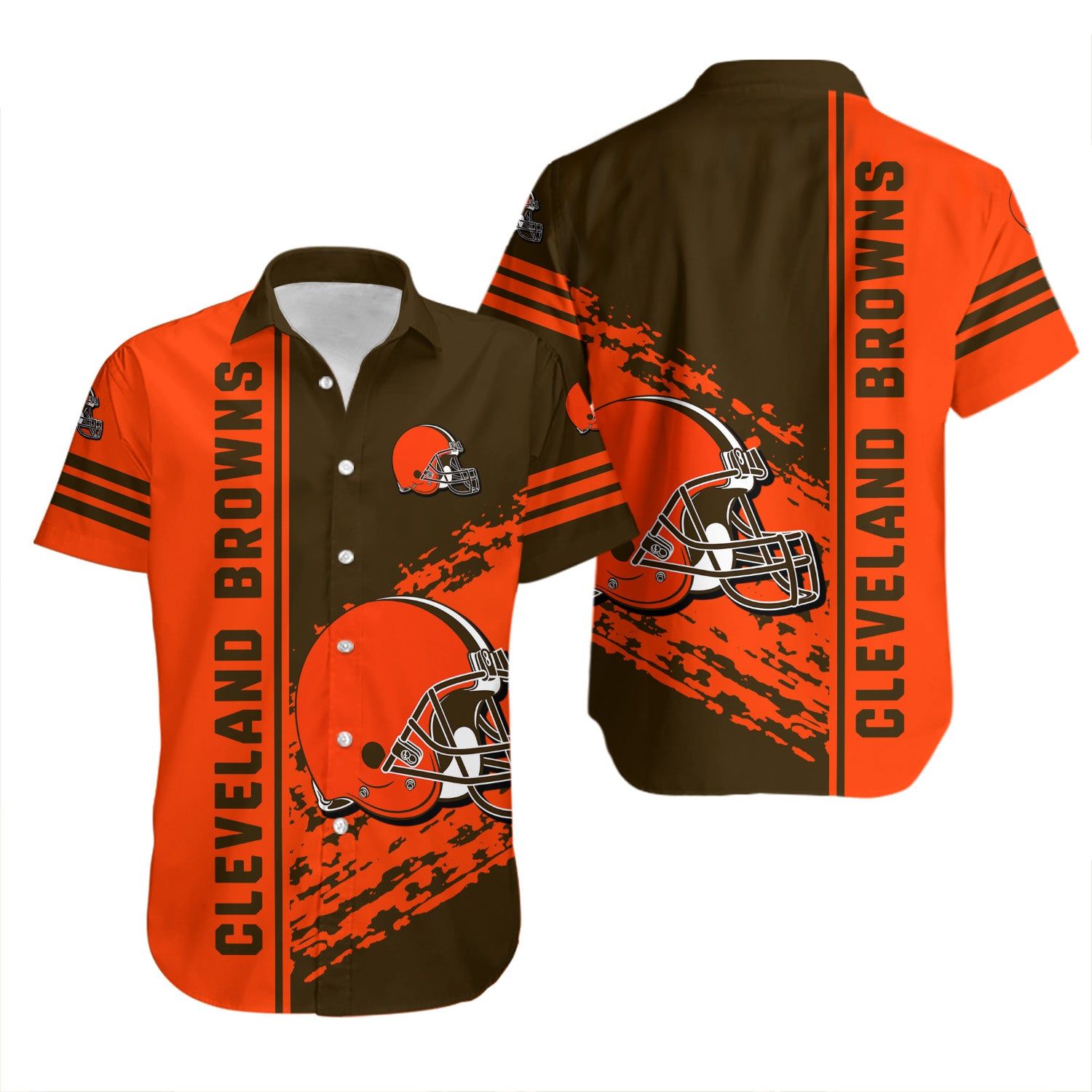 Cleveland Browns Hawaiian Shirt Quarter Style – NFL