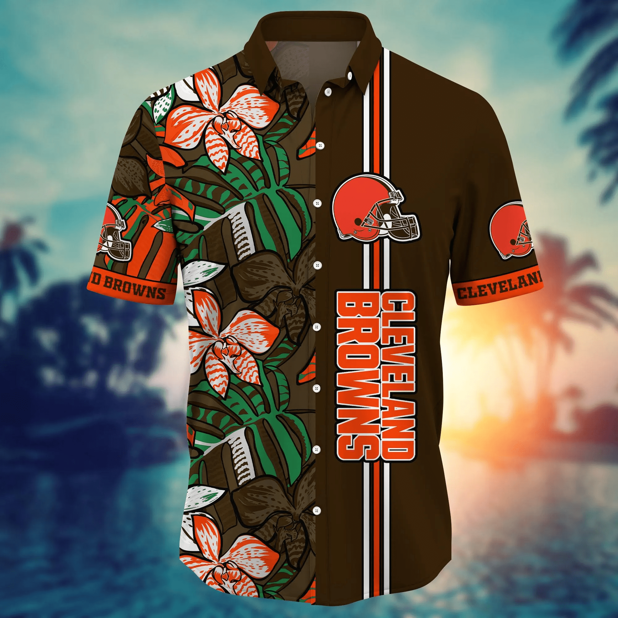 Cleveland Browns NFL Hawaiian Shirt Beach Days Aloha Shirt