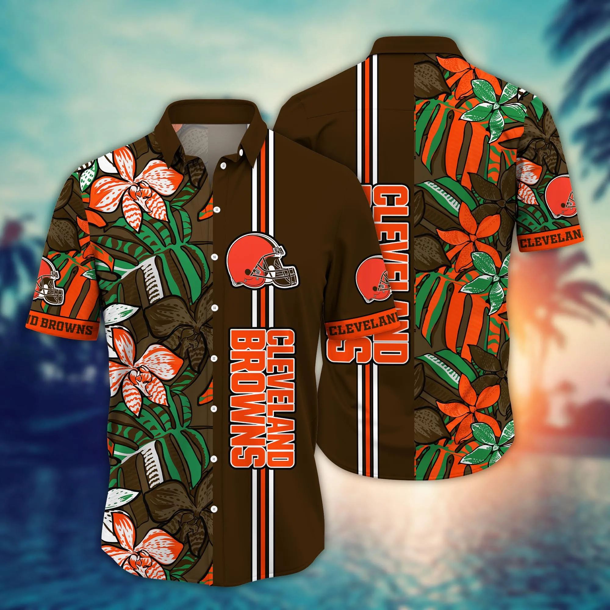 Cleveland Browns NFL Hawaiian Shirt Beach Days Aloha Shirt