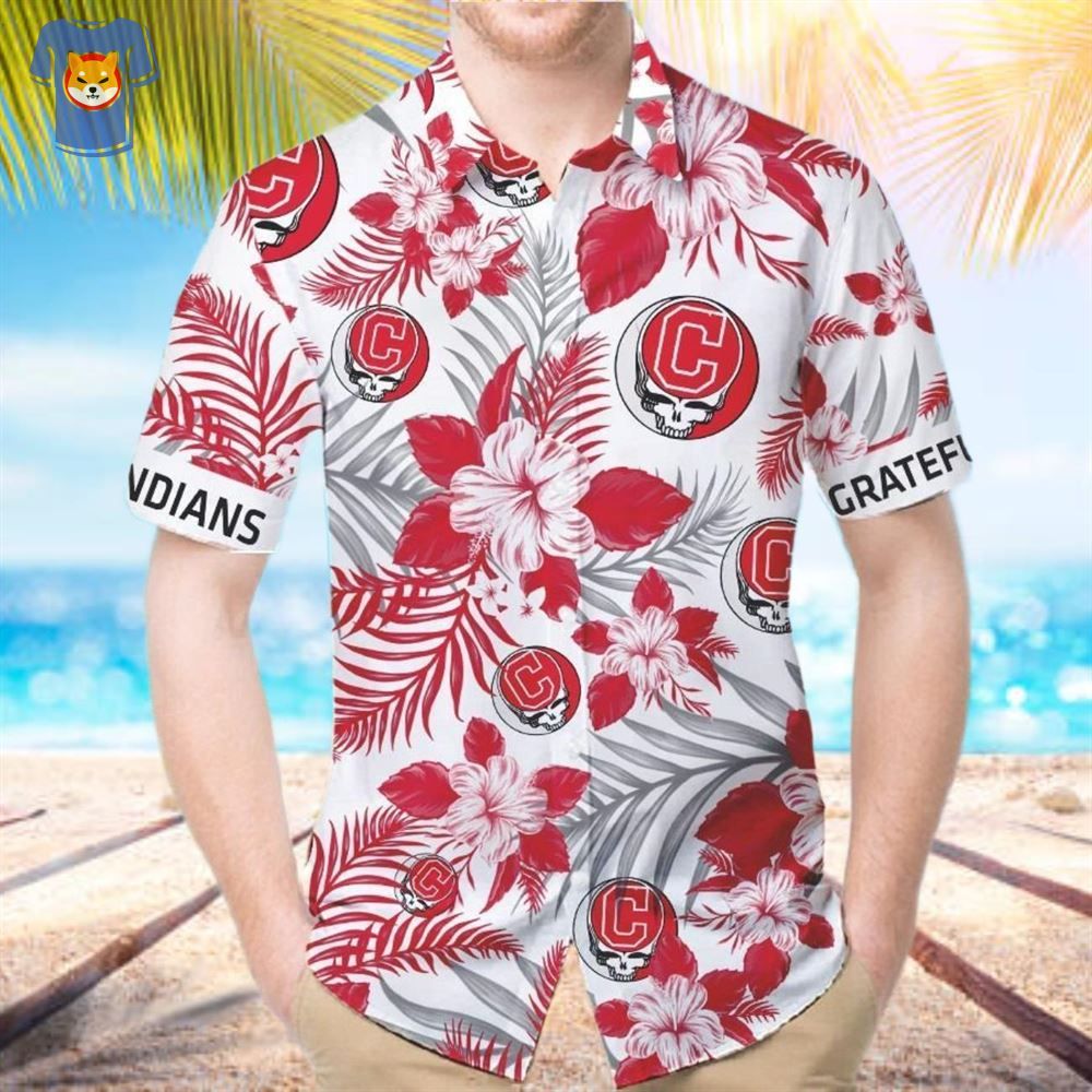 Cleveland Indians Grateful Dead Fans Hawaiian Shirt