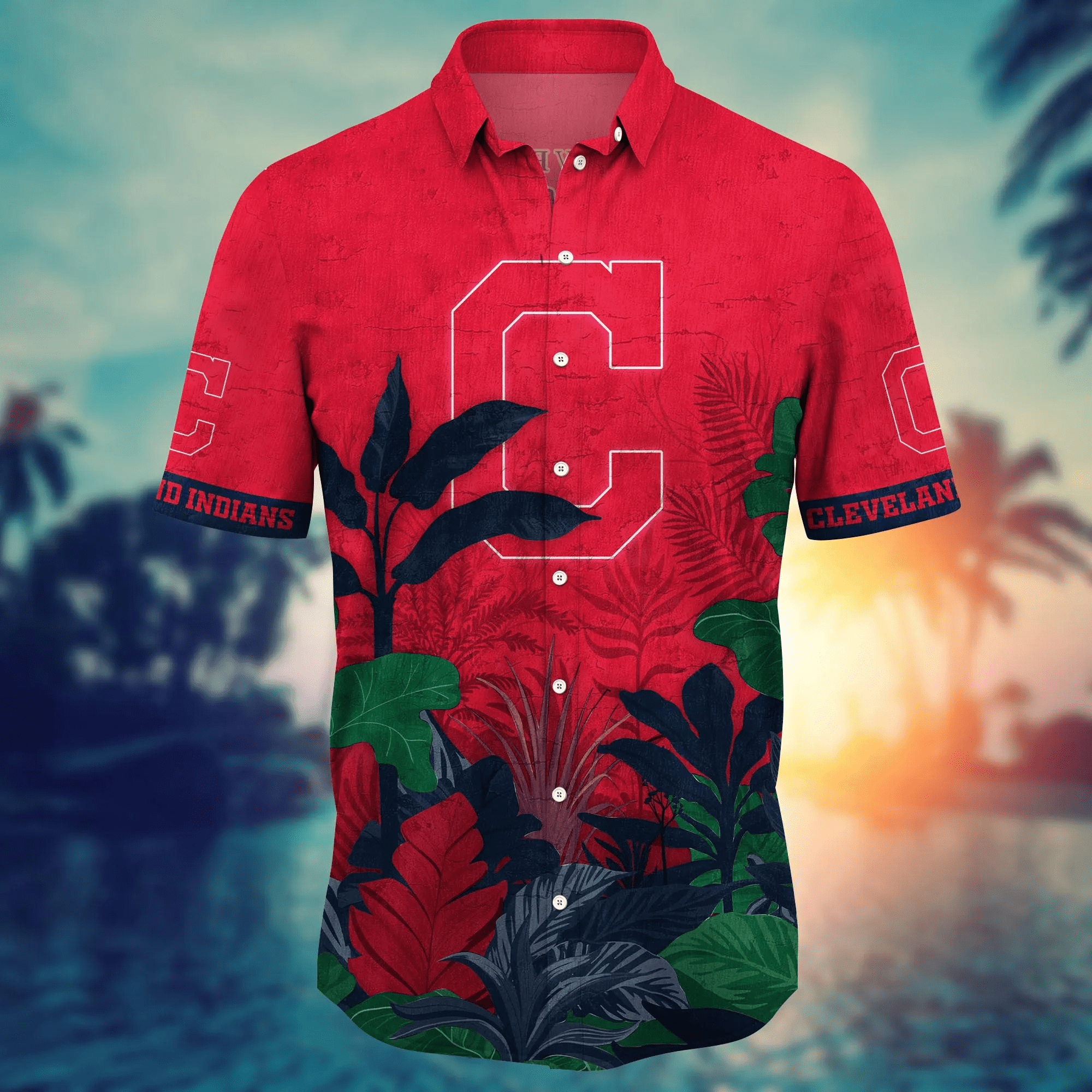 Cleveland Indians MLB Hawaiian Shirt Lemonade Stands Aloha Shirt