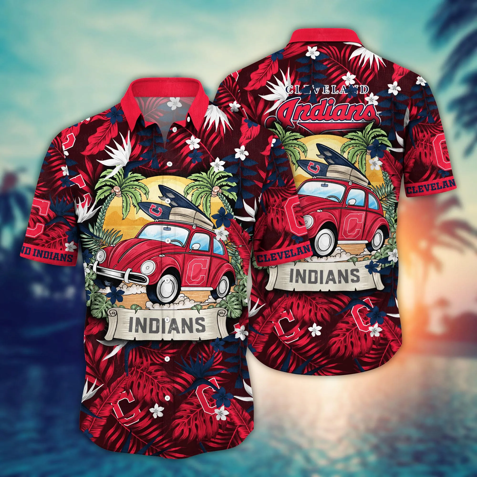 Cleveland Indians MLB Hawaiian Shirt Shortstime Aloha Shirt