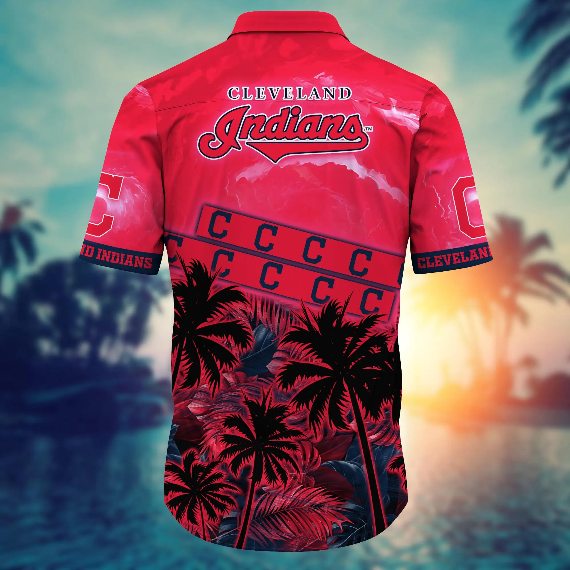 Cleveland Indians MLB Hawaiian Shirt Tropical Aloha Shirt