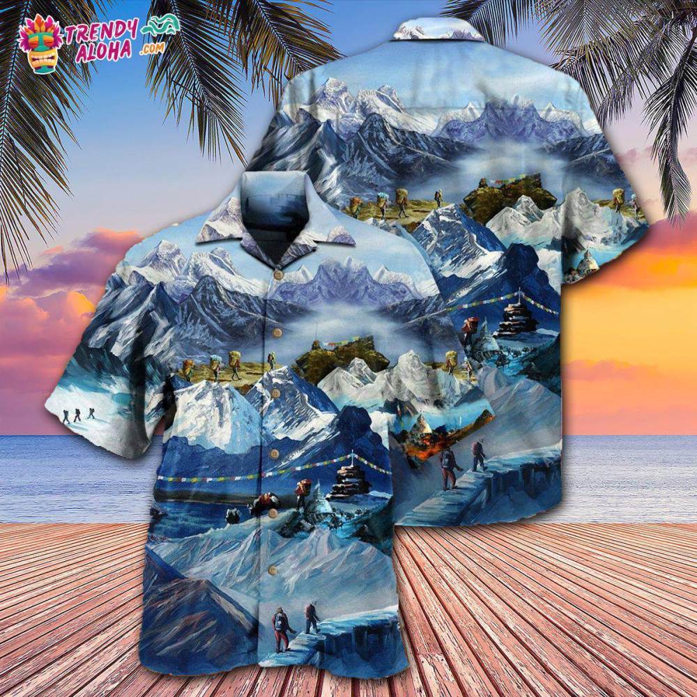Climb The Snow Mountains Are Calling I Must Go Hawaiian Shirt – Trendy Aloha