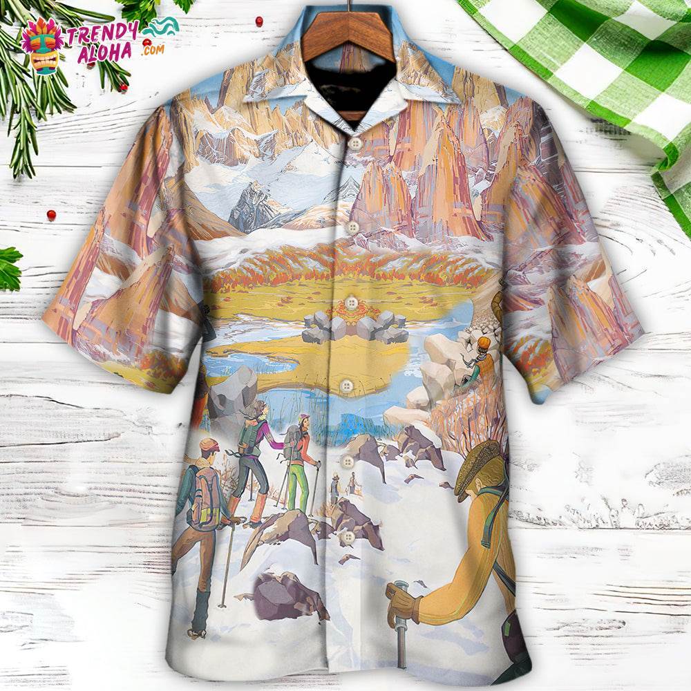 Climbing Life’S A Climb But The View Is Great Hawaiian Shirt – Trendy Aloha