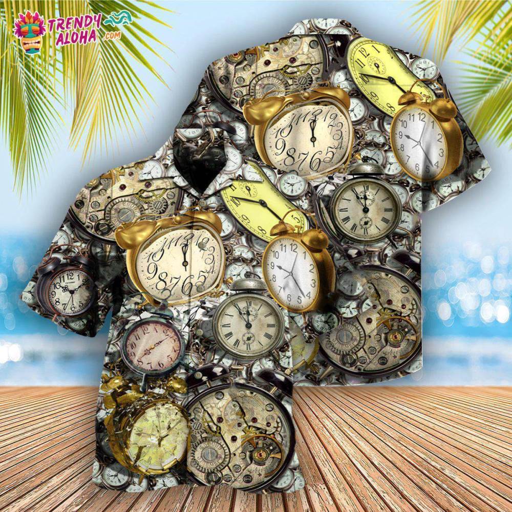 Clock Good Morning Ringing Classic Alarm Hawaiian Shirt – Trendy Aloha