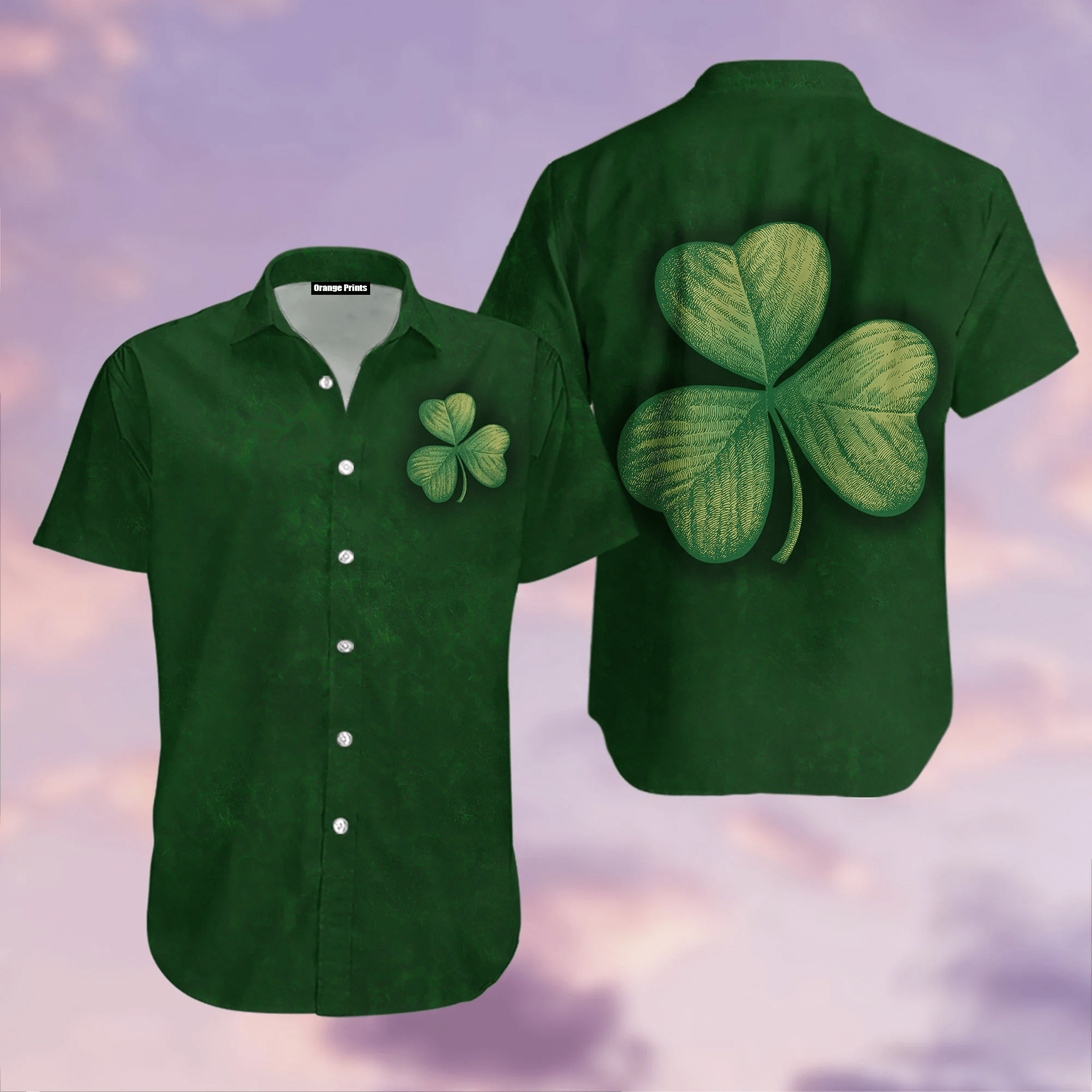 Clover Irish Stpatrick Day Hawaiian Shirt