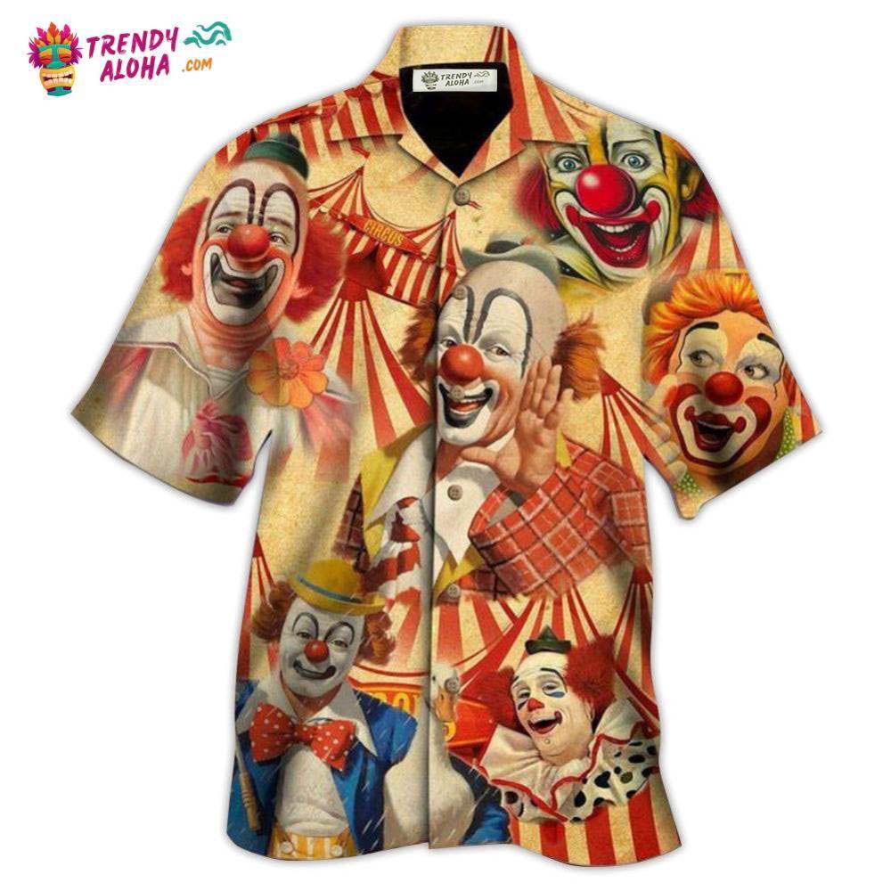 Clown Funny Happy Funny Life Hawaiian Shirt – Trendy Aloha