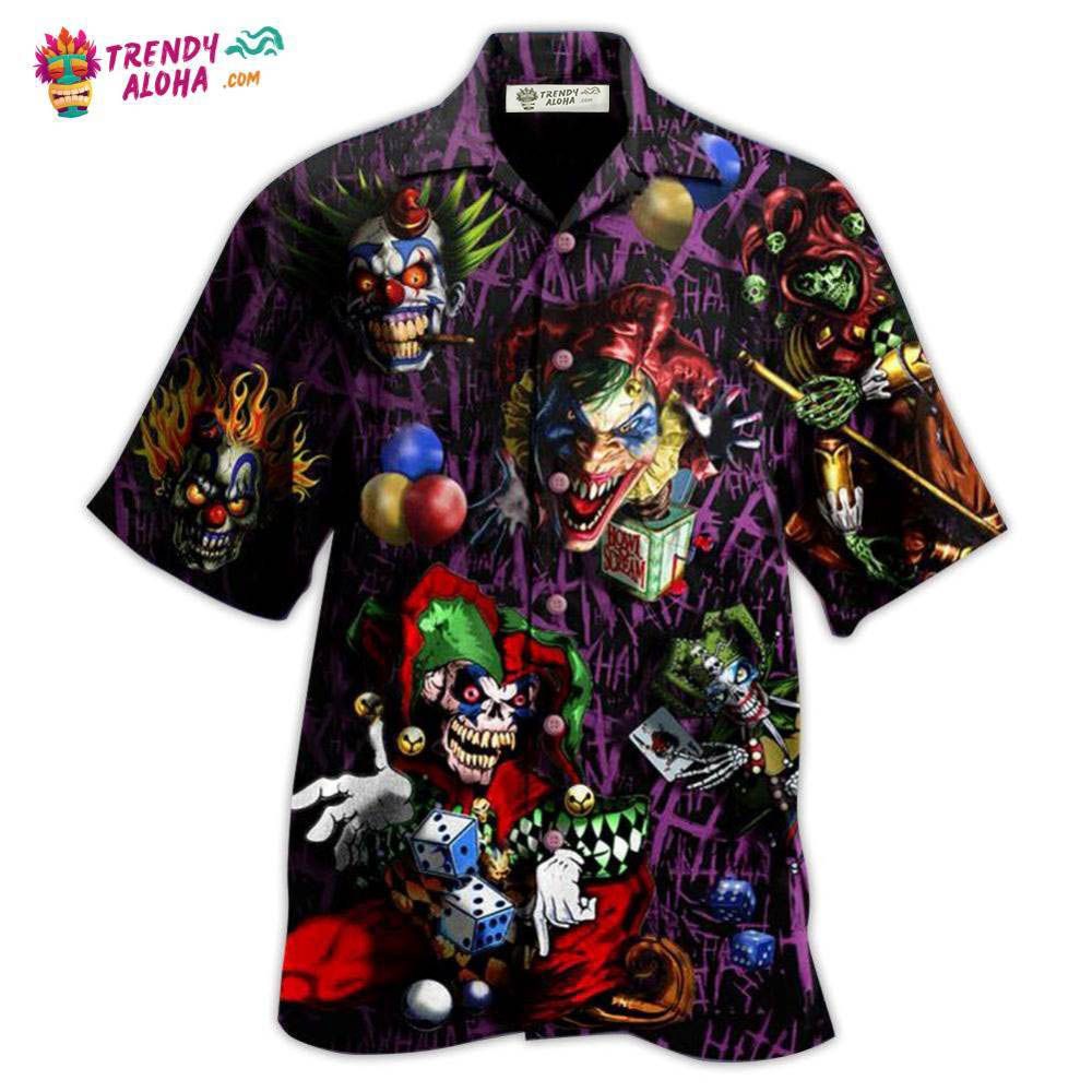 Clown Smile Style Hawaiian Shirt – Trendy Aloha Clown Smile Style Hawaiian Shirt – Trendy Aloha