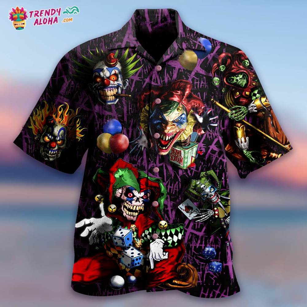 Clown Smile Style Hawaiian Shirt – Trendy Aloha