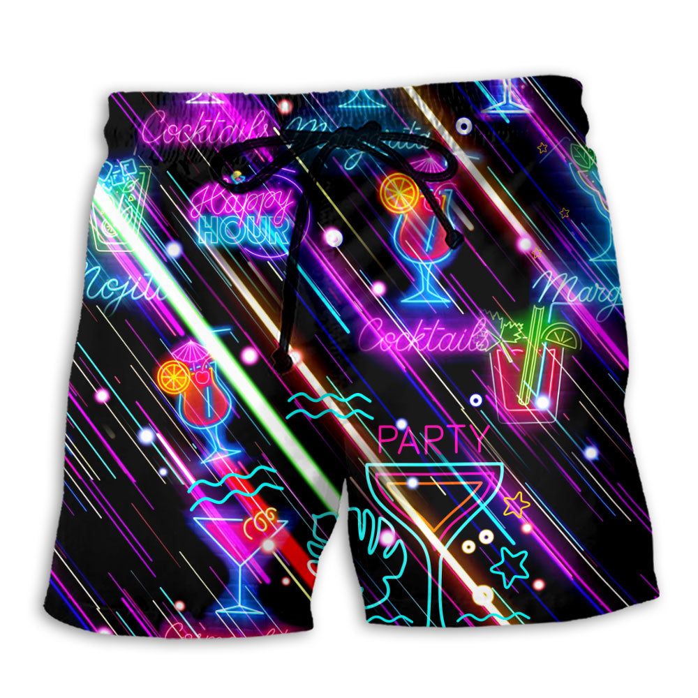 Cocktail Amazing Night Happy Cocktail Stunning Trendy Aloha Hawaiian Beach Shorts Cocktail Amazing Night Happy Cocktail Stunning Trendy Aloha Hawaiian Beach Shorts
