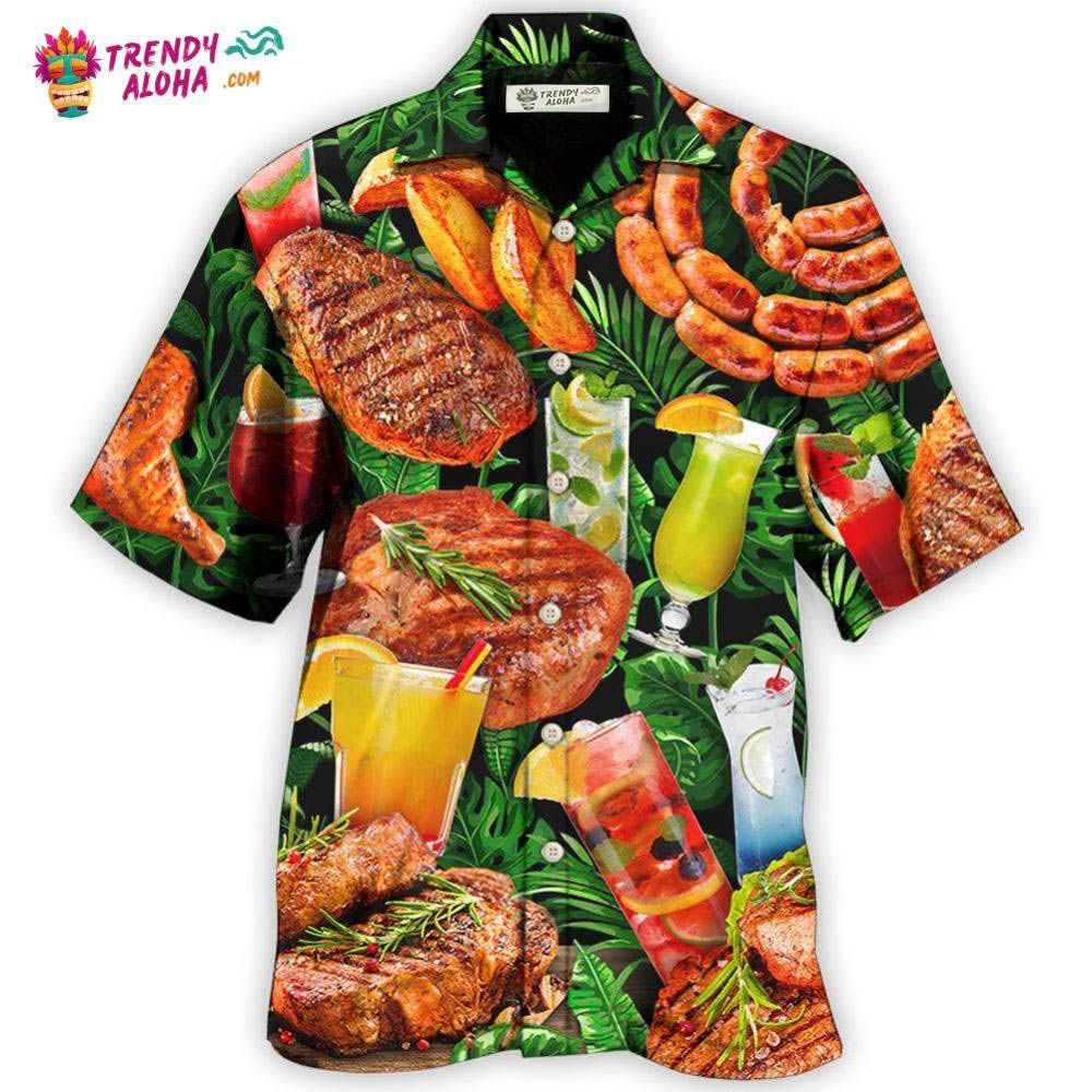 Cocktail Bbq Style Hawaiian Shirt – Trendy Aloha Cocktail Bbq Style Hawaiian Shirt – Trendy Aloha