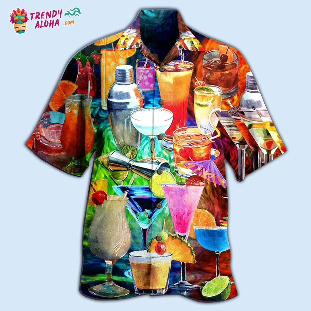 Cocktail Color Fruit Hawaiian Shirt – Trendy Aloha