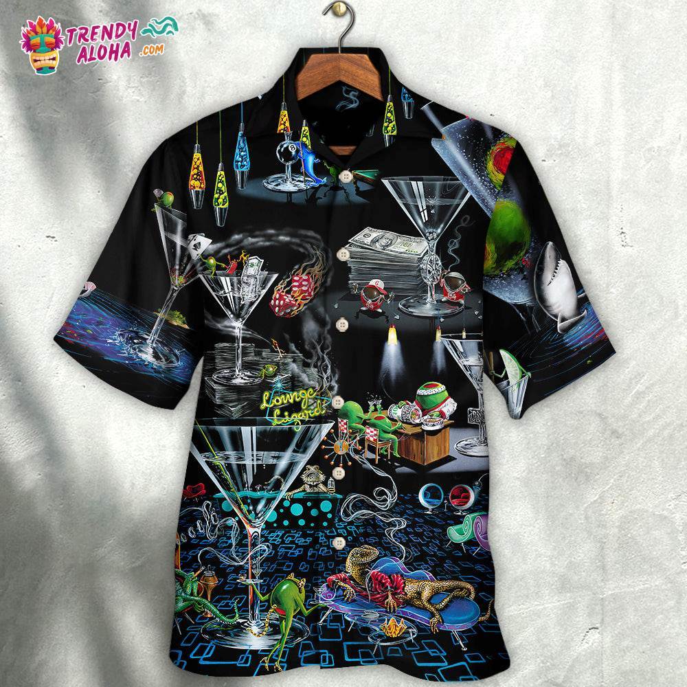 Cocktail Is The World Famous In Lounge Hawaiian Shirt – Trendy Aloha