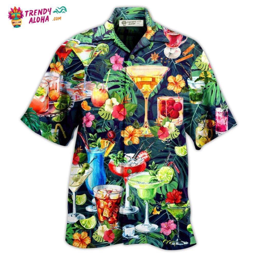 Cocktail Ls I Left My Heart In Hawaii Hawaiian Shirt – Trendy Aloha Cocktail Ls I Left My Heart In Hawaii Hawaiian Shirt – Trendy Aloha