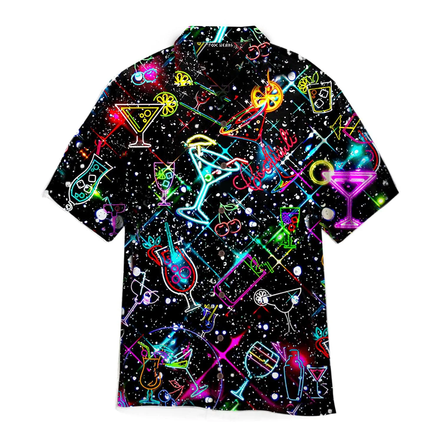 Cocktail Neon Love Trendy Hawaiian Shirt Cocktail Neon Love Trendy Hawaiian Shirt