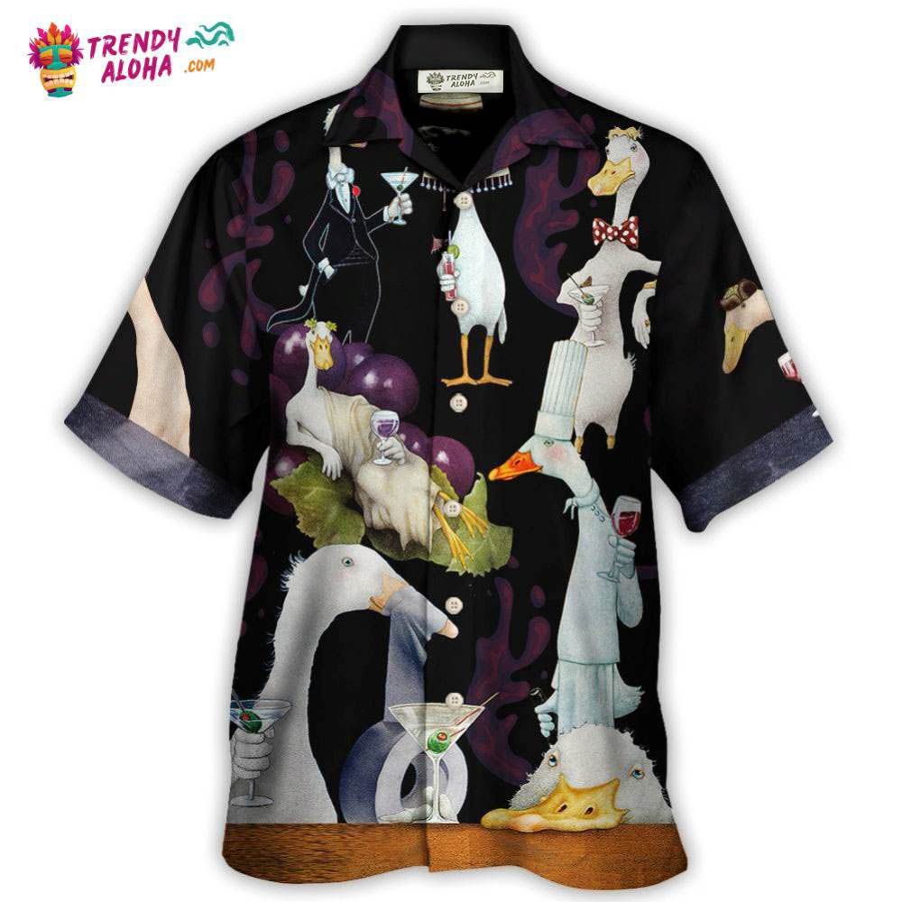 Cocktail Shut The Duck Up Hawaiian Shirt – Trendy Aloha Cocktail Shut The Duck Up Hawaiian Shirt – Trendy Aloha