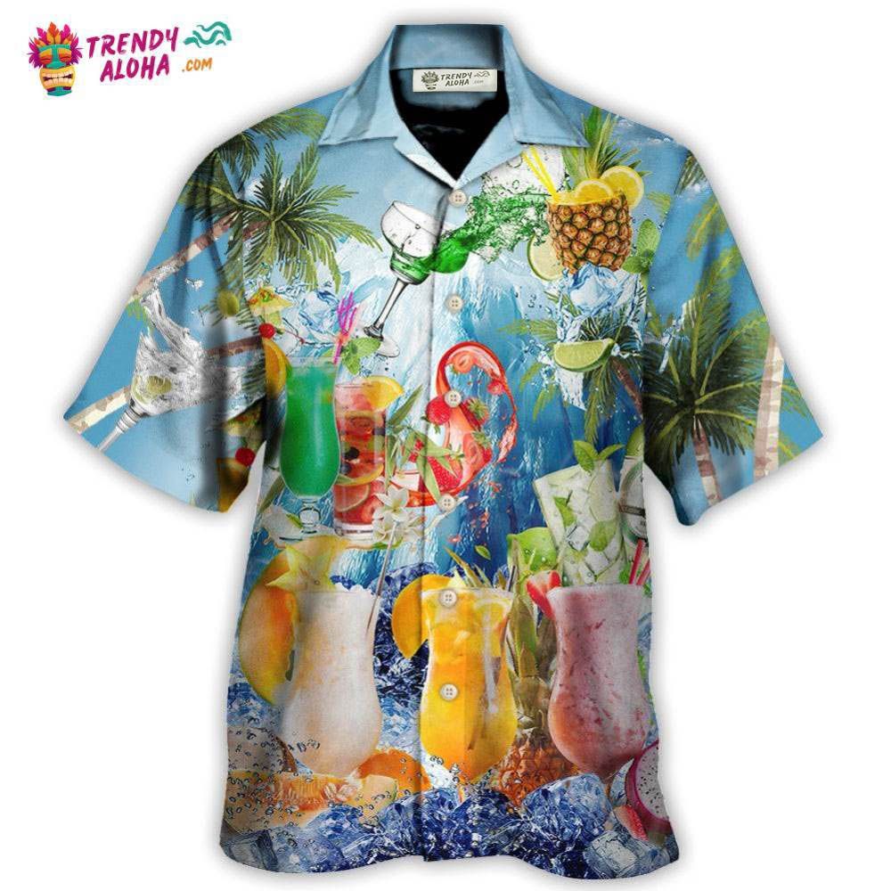 Cocktail Summer With Pieces Of Fruit So Fresh Hawaiian Shirt – Trendy Aloha Cocktail Summer With Pieces Of Fruit So Fresh Hawaiian Shirt – Trendy Aloha