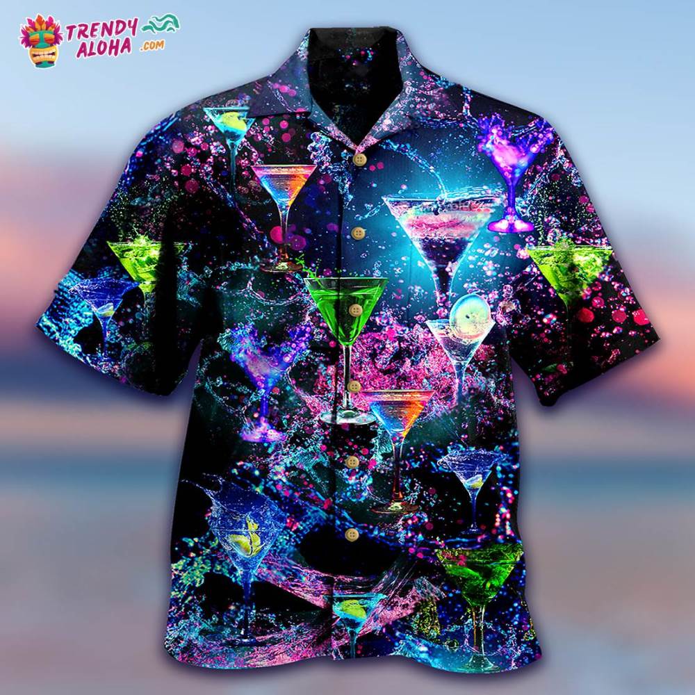 Cocktail There’S Always Time For A Cocktail Hawaiian Shirt – Trendy Aloha