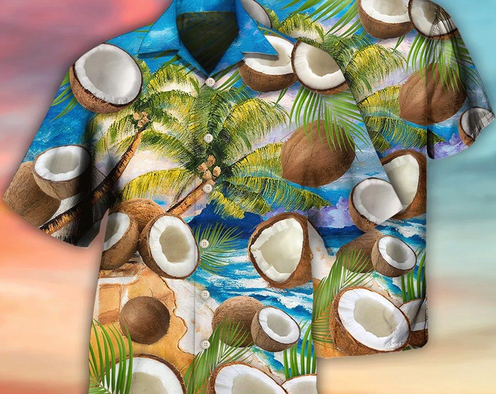 Coconut Lovely Style – Trendy Hawaiian Shirt, Hawaii Shirt Party Summer, Bachelor Party Shirts, Anniversary /Birthday/Vacation Gift.