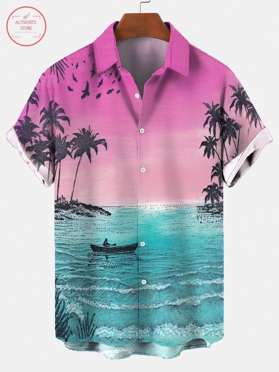 Coconut Tree Nature Hawaiian Shirt Unique Design