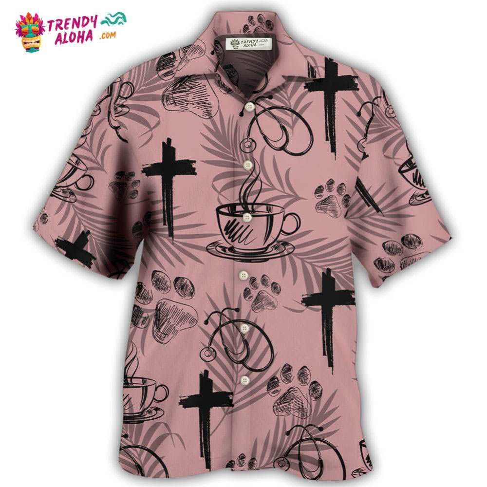 Coffee Jesus Dog Coffee Health Hawaiian Shirt – Trendy Aloha