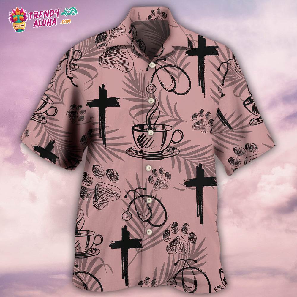 Coffee Jesus Dog Coffee Health Hawaiian Shirt – Trendy Aloha