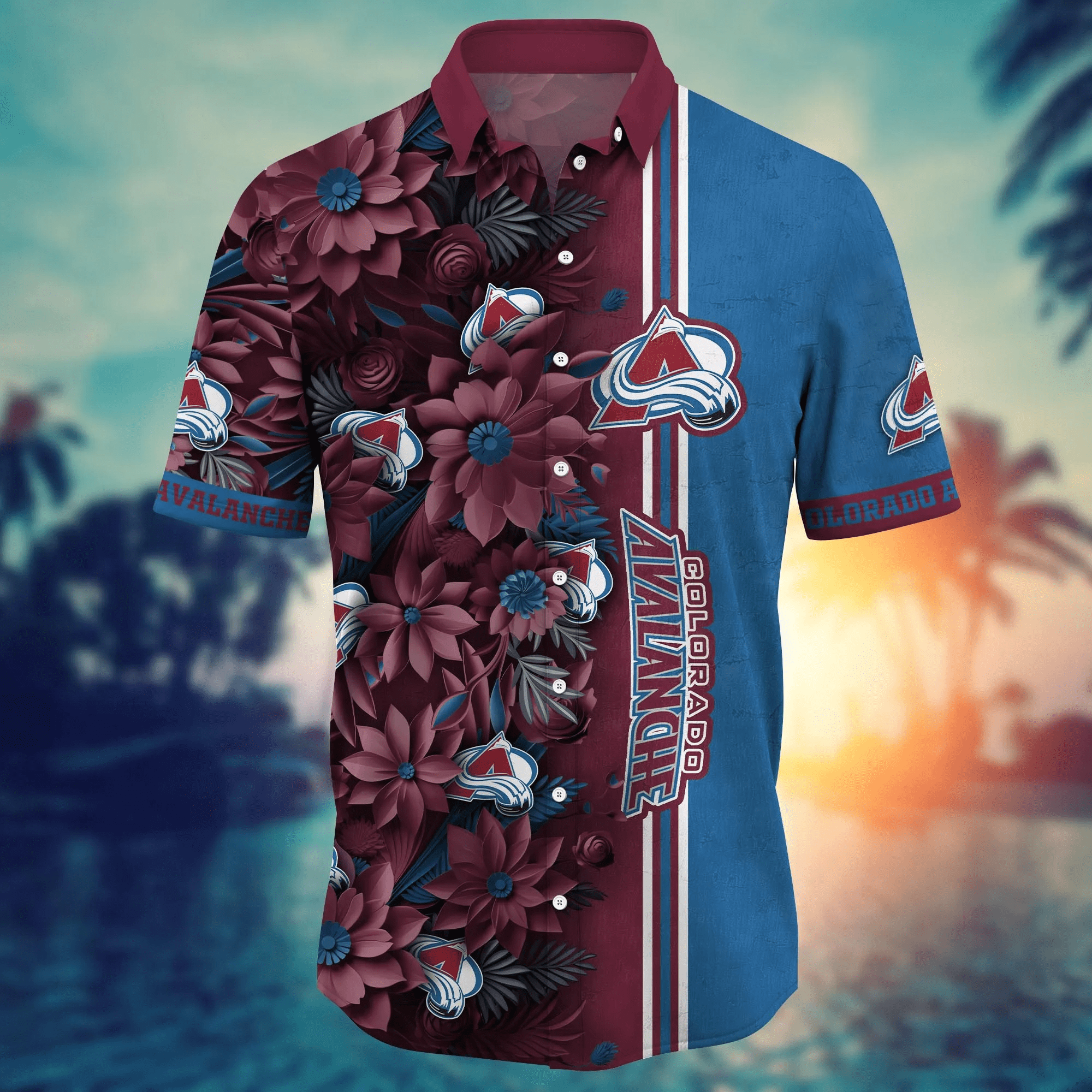 Colorado Avalanche NHL Hawaiian Shirt Custom Picnics Aloha Shirt