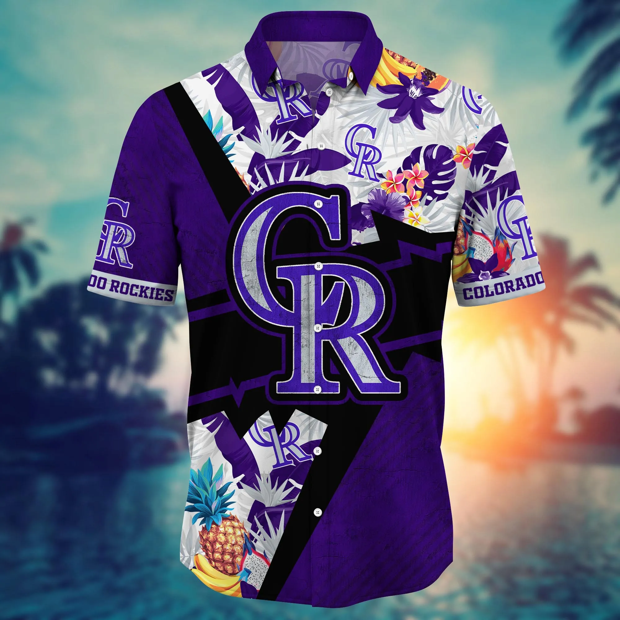 Colorado Rockies MLB Hawaiian Shirt Hammocks Aloha Shirt