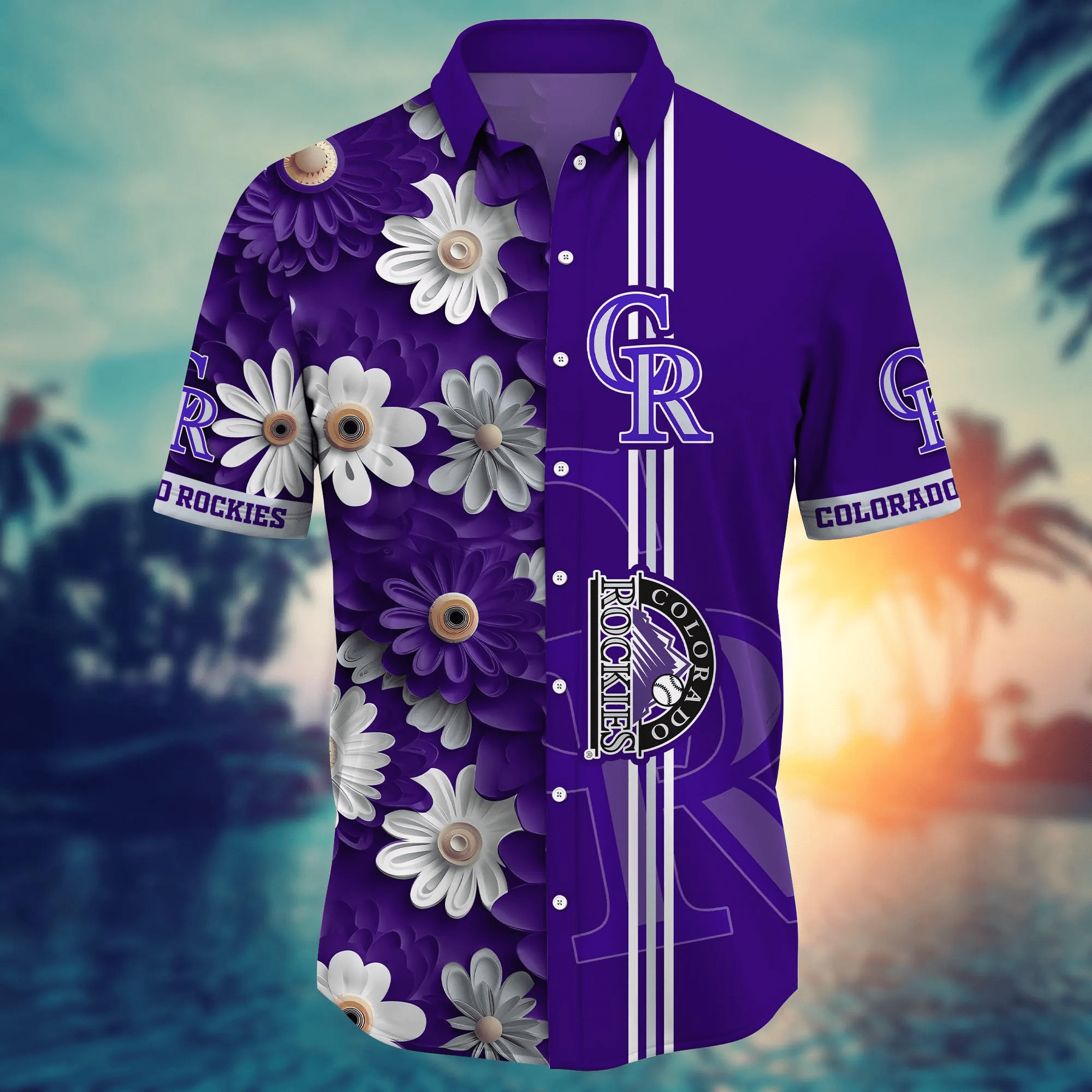Colorado Rockies MLB Hawaiian Shirt Mosquito Bites Aloha Shirt