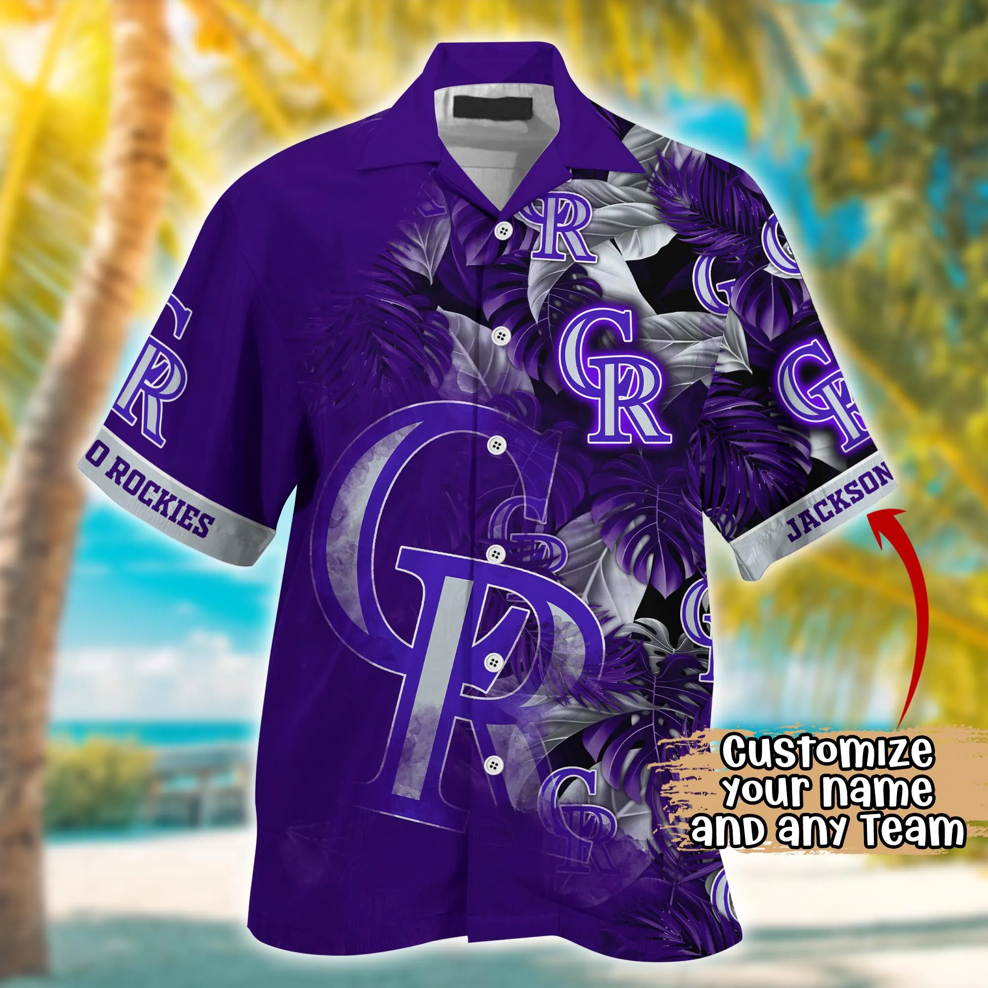 Colorado Rockies MLB Summer Hawaii Shirt And Tshirt Custom Aloha Shirt