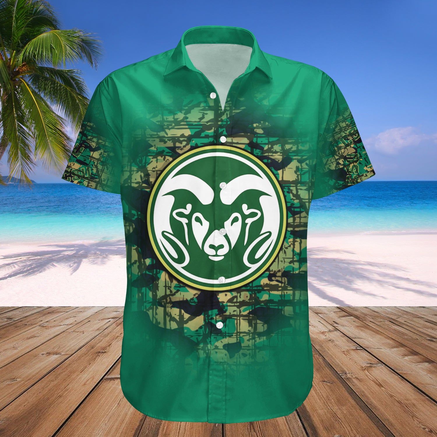 Colorado State Rams Hawaii Shirt Camouflage Vintage – NCAA