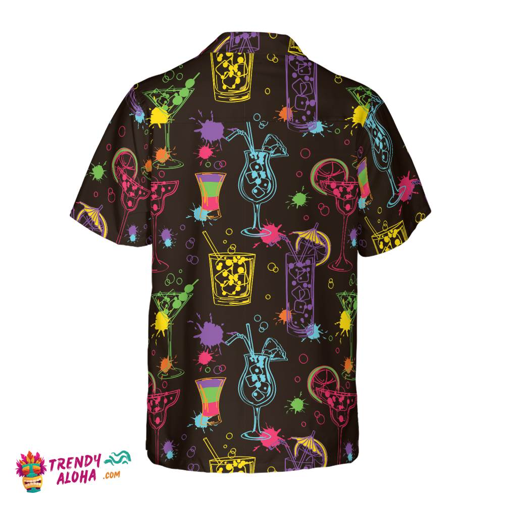 Colorful Cocktails Hawaiian Shirt