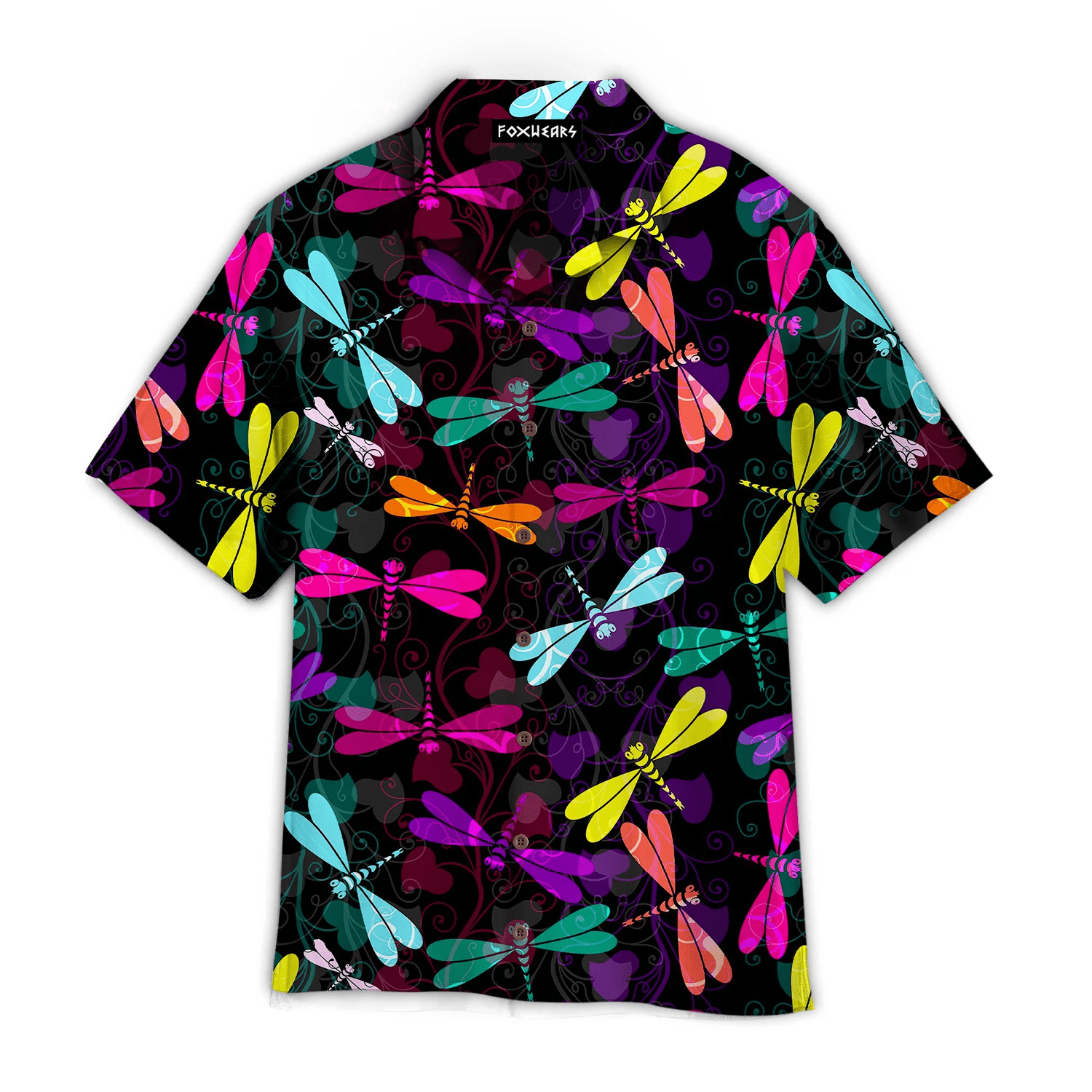 Colorful Dragonfly Trendy Hawaiian Shirt