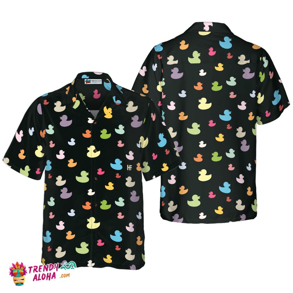 Colorful Ducks Hawaiian Shirt