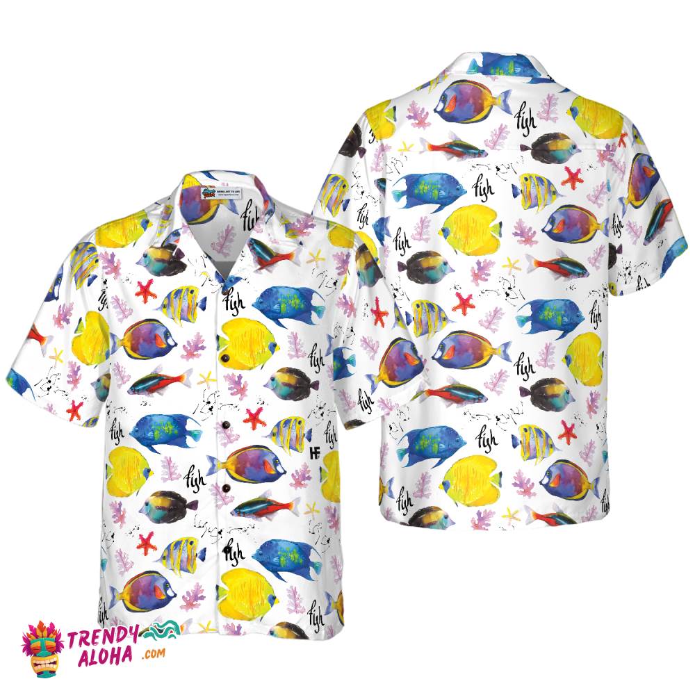 Colorful Fish V1 Hawaiian Shirt